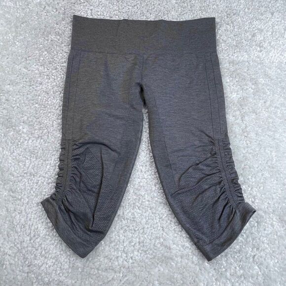 Lululemon In The Flow Crop Legging Heathered Gray - Picture 2 of 12